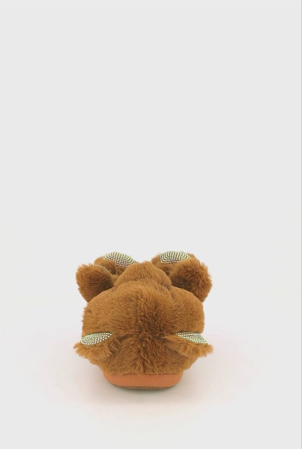 Faux Fur Teddy Bear Slippers