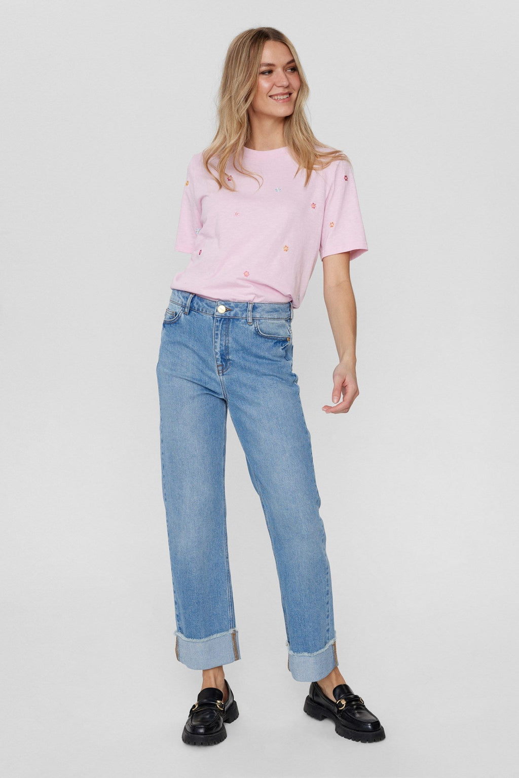 NUTORONTO JEANS  - Medium Blue Denim