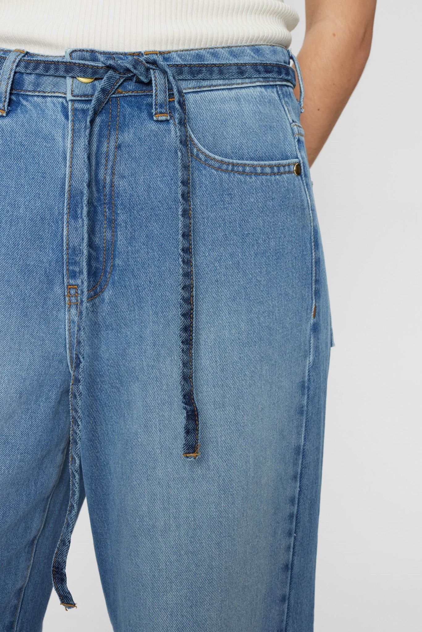 NUBROOKLYN JEANS L.BLUE - Light Blue Denim