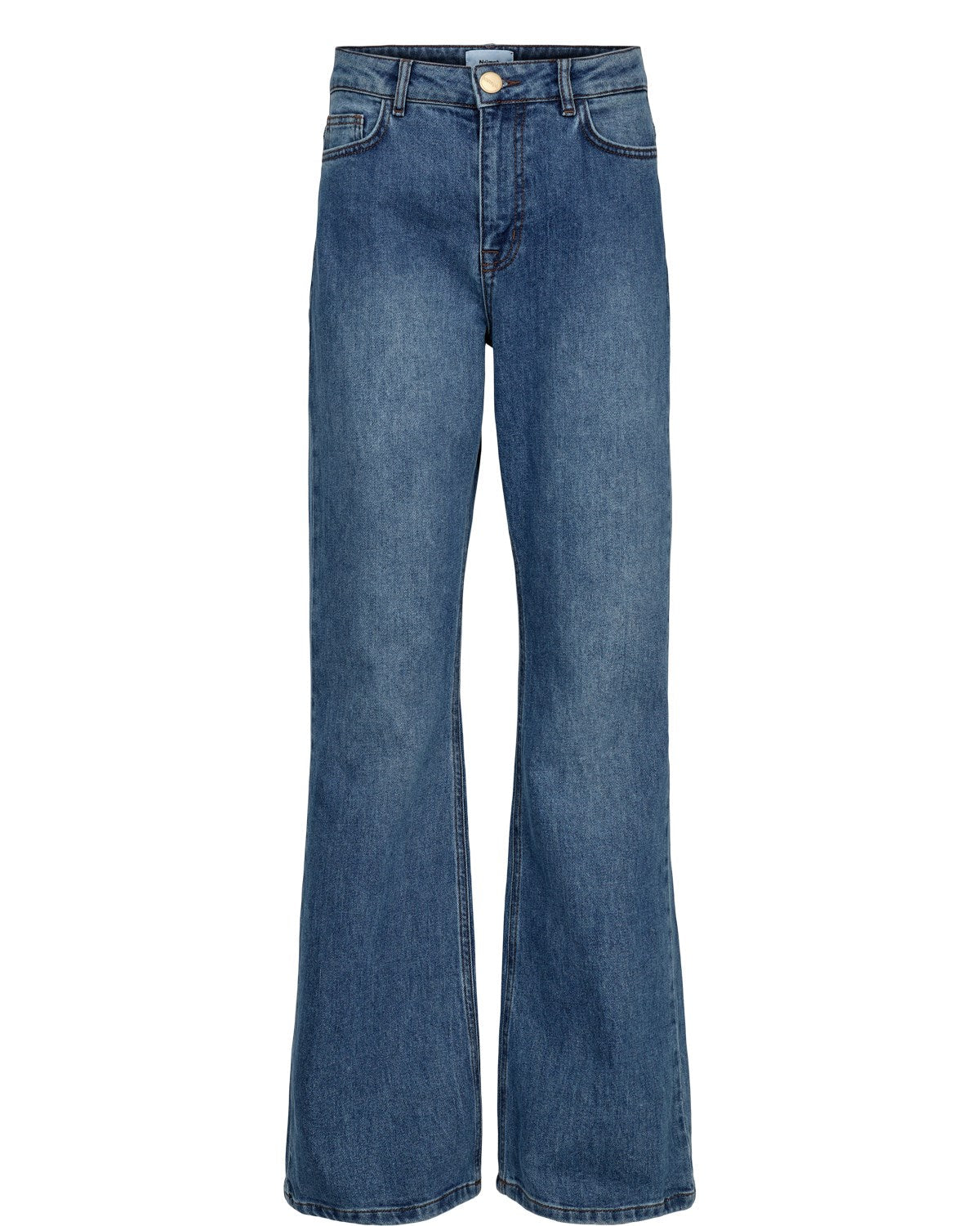 NULONDON JEANS LONG - Med. Blue Washed Denim