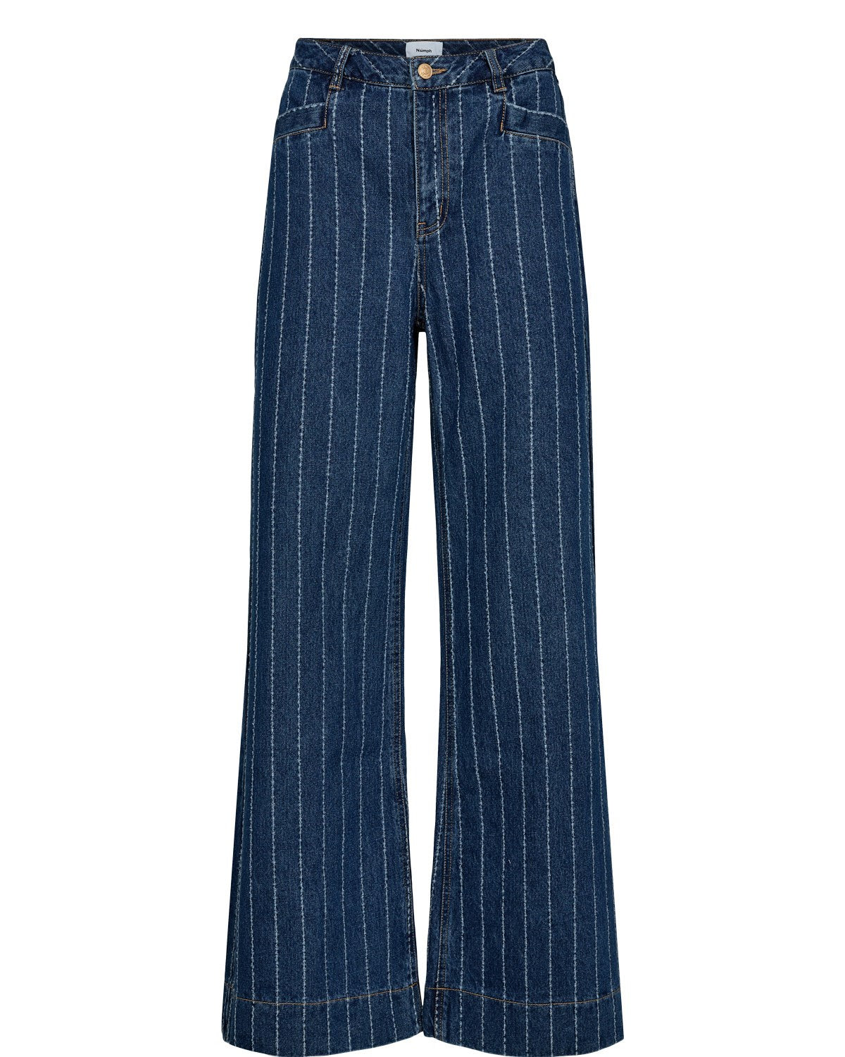 NUATLANTA HIGH RISE JEANS - Medium Blue Denim