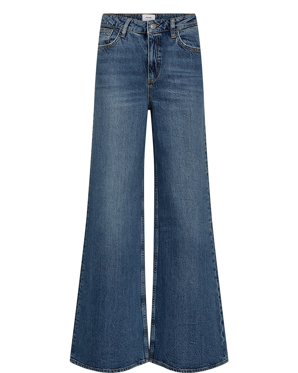 NUPISA HR WIDE JEANS - S3013 - Medium Blue Denim