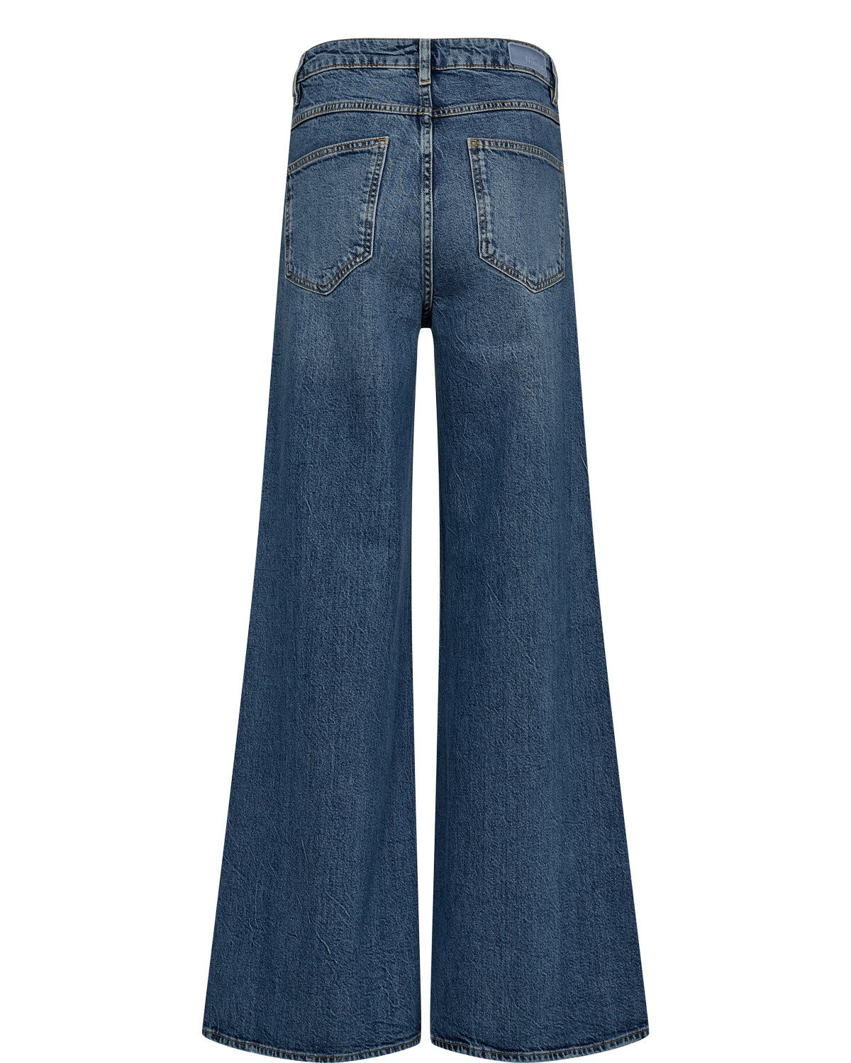 NUPISA HR WIDE JEANS - S3013 - Medium Blue Denim
