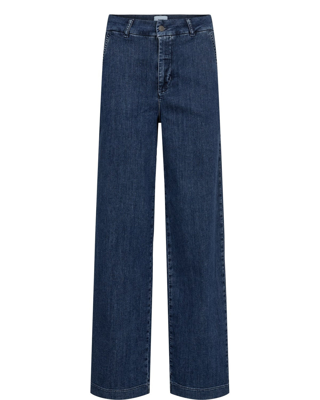 NUAMBER HR WIDE JEANS - R3013 - Medium Blue Denim