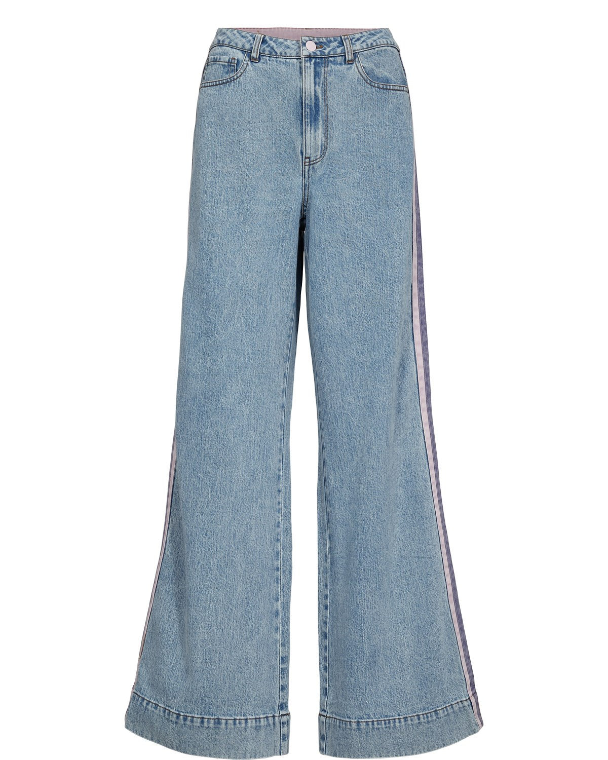 NUMALAGA HR WIDE JEANS BI3010 - Light Blue Denim